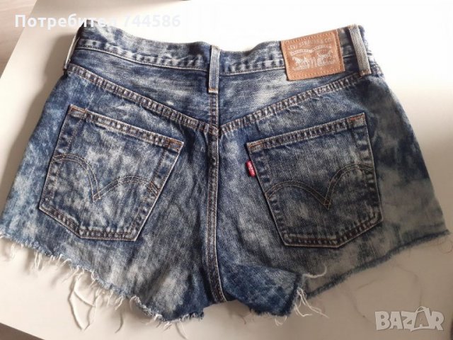 Дамски дънкови къси панталони Levi's, снимка 8 - Къси панталони и бермуди - 33044946