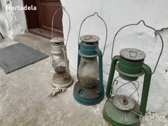 Стари Ретро газени фенери, снимка 2 - Антикварни и старинни предмети - 44863811