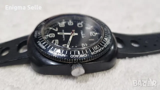 Vintage рядък мъжки ръчен часовник Ruhla Sport Tropicalized Antimagnetic, снимка 4 - Мъжки - 49831028