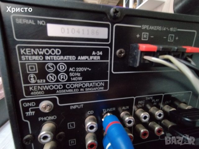 KENWOOD A-34, снимка 5 - Ресийвъри, усилватели, смесителни пултове - 44125023