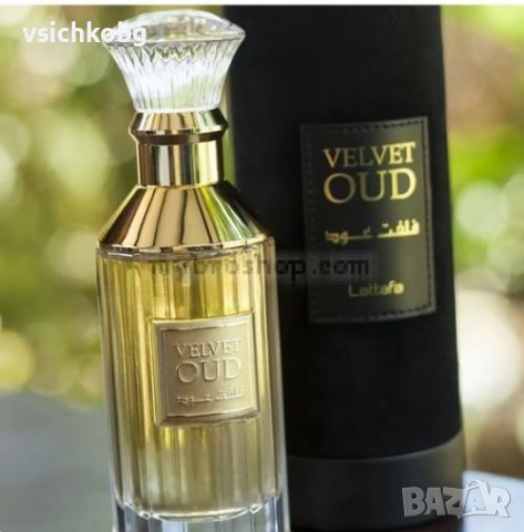 Луксозен арабски парфюм Velvet Oud  от Lattafa 30ml Агарово дърво (Oud), тамян - Ориенталски аромат 