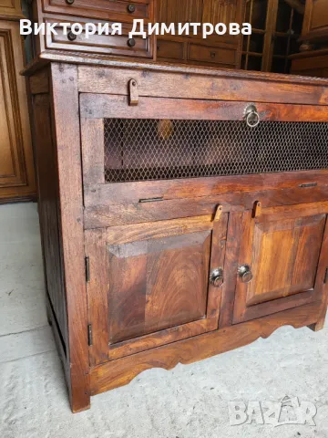 Старинен ТВ шкаф, снимка 2 - Шкафове - 47676022