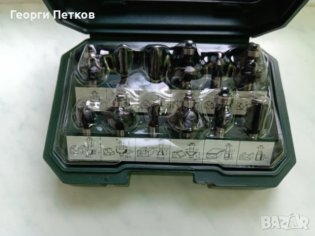 Фрезери за оберфреза на PARKSIDE-комплект от 12 броя,с опашка ф8мм., снимка 5 - Други инструменти - 50684620