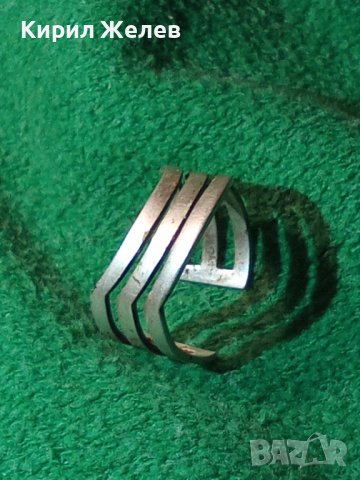 СТАР СРЕБЪРЕН ПРЪСТЕН РЪЧНА ИЗРАБОТКА РЕГУЛИРУЕМ 25109