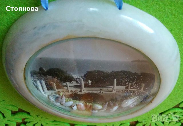 Сувенир-ретро с изглед от град Варна - Морската градина , снимка 3 - Антикварни и старинни предмети - 27982071