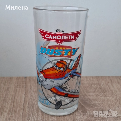 Стъклени чаши със самолети Дисни - 250 мл., снимка 7 - Чаши - 52244276