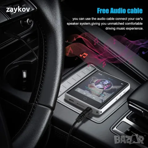 MP3 плейър 32GB с BT 5.0 Поддържа TF до 128GB, Timoom M6 MP3 HIFI Lossless Sound Музикален плейър, снимка 4 - Музикални играчки - 47963758