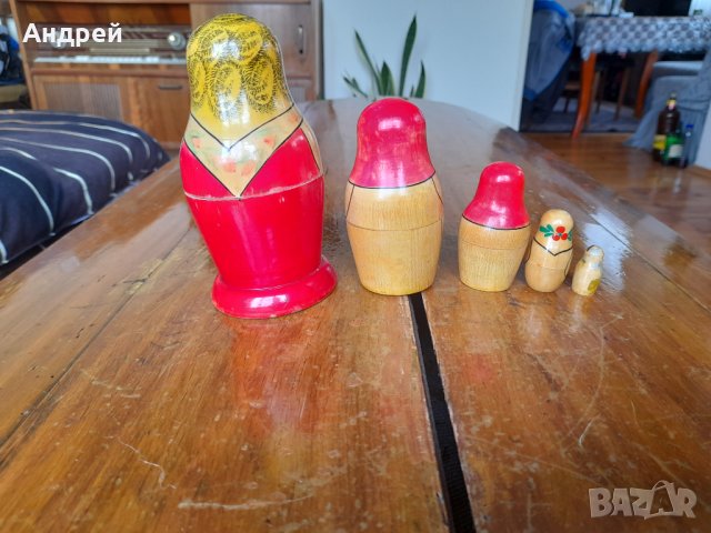 Стара Матрьошка,матрьошки #10, снимка 3 - Антикварни и старинни предмети - 36670092