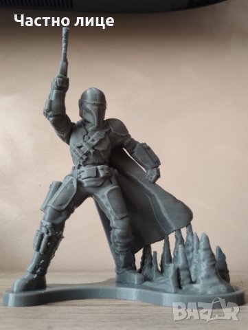 Фигурка Мандалорецът , снимка 3 - Фигурки - 40381447