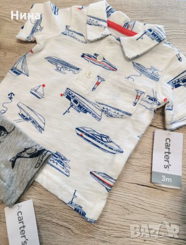 Carter's блуза с яка, снимка 4 - Бебешки блузки - 33483262