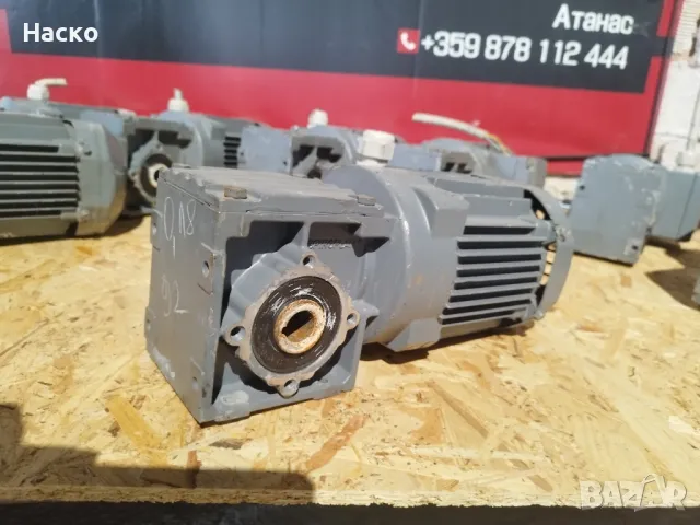 електромотор с редуктор SEW 0.18 kW 92 оборота , снимка 3 - Електродвигатели - 49897725