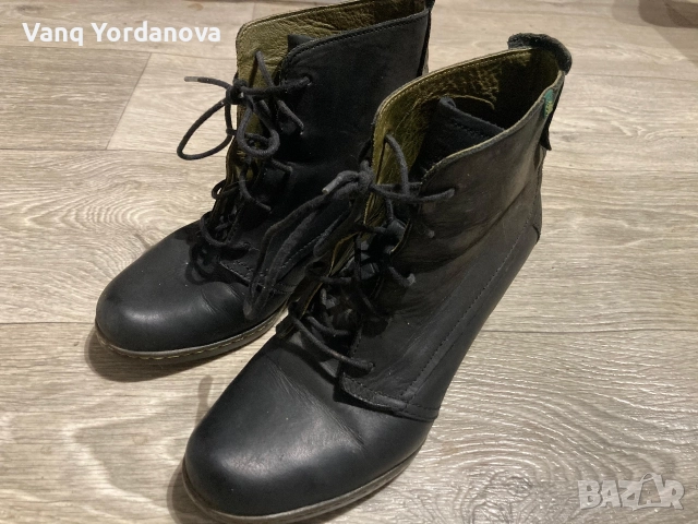 Черни боти El Naturalista .Обувани ни са броени пъти. , снимка 2 - Дамски боти - 52695484
