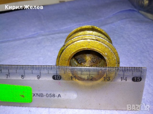 ЧАСТ ЕЛЕМЕНТ от СТАРИНЕН МЕТАЛЕН СВЕЩНИК на ВИНТ За ЧАСТИ ДЕКОР РЕСТАВРАЦИЯ КОЛЕКЦИЯ 41530, снимка 2 - Антикварни и старинни предмети - 43590963