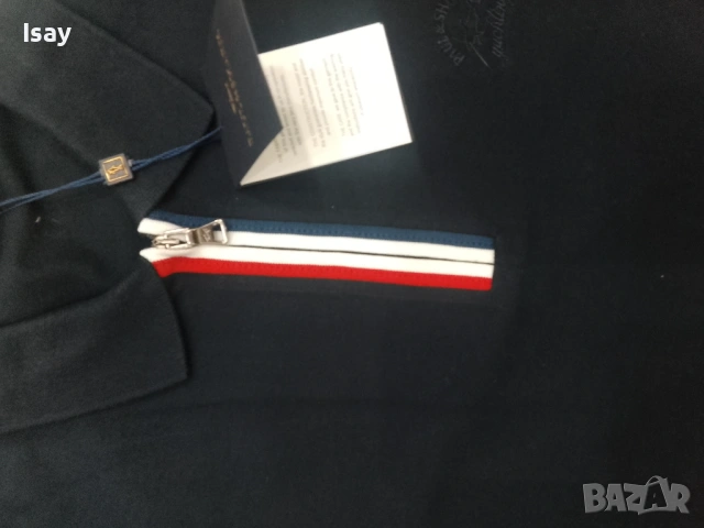 Мъжка тениска Паул Шарк 3ХЛ последен размер в тъмно син цвят , снимка 5 - Тениски - 53169022