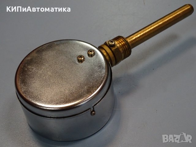 биметален термометър NUOVA FIMA Ø80 mm G1/2 0/+120°C L-80mm, снимка 5 - Резервни части за машини - 37195718
