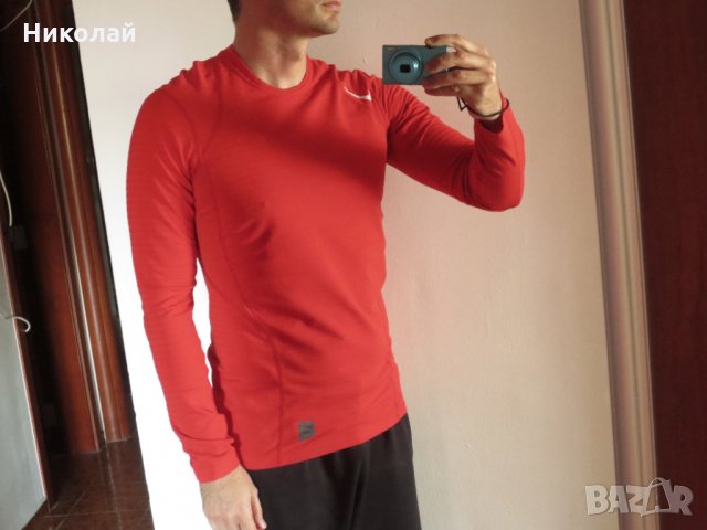 Nike Pro Warm Mens Top, снимка 13 - Спортни дрехи, екипи - 27360747