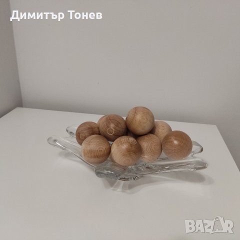 Дървени топчета , снимка 2 - Декорация за дома - 42973432
