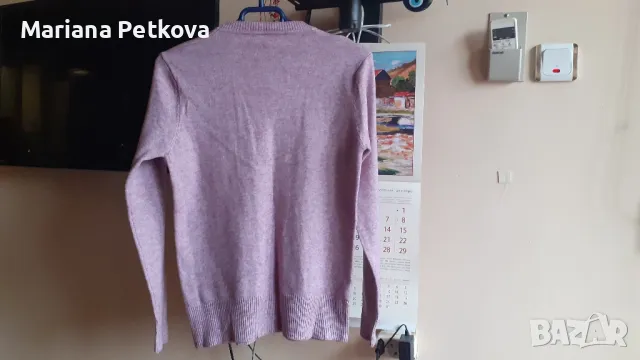 Вълнена жилетка с шевици, снимка 3 - Жилетки - 48311245