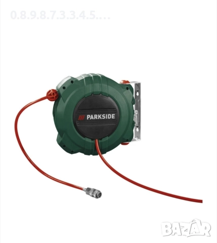 маркуч за въздух с автоматичен барабан на Парксайд parkside PDST 