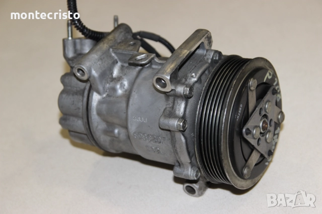 Компресор климатик Peugeot 208 (2012-2019г.) 9678656080 / SD6C12 / 9678656080-02 / 967865608002, снимка 2 - Части - 51968324
