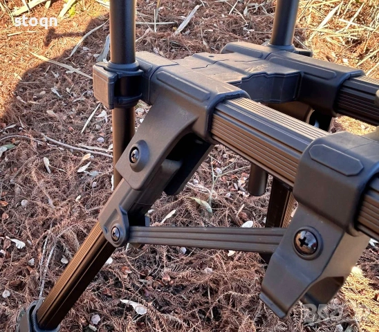 Шаранджйиска стойка за 3 броя въдици , снимка 7 - Такъми - 53004525