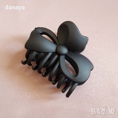 2028 Дамска шнола за коса с двойни зъбци, снимка 2 - Аксесоари за коса - 32732036