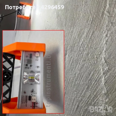 Контролна работна лампа с метален статив с подвижно рамо, снимка 6 - Шлайфмашини - 52810838