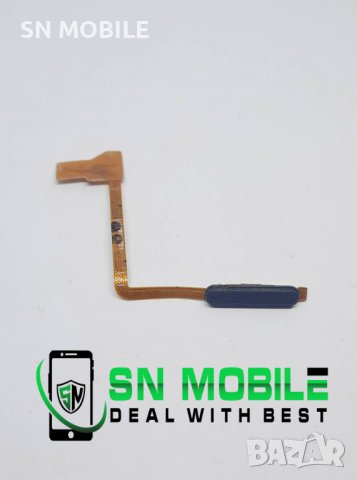 Лентов кабел пръстов отпечатък за Samsung J6 Plus син употребяван