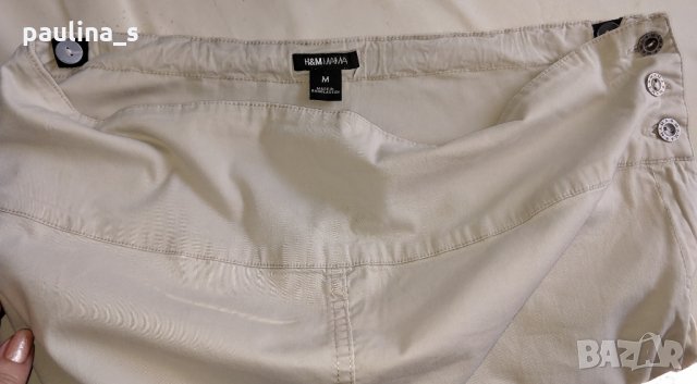 Еластични дънкови бермуди за бременност "Н&М"®, снимка 7 - Дрехи за бременни - 28729568