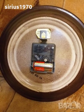 Zentra немски стенен електромеханичен часовник работещ, снимка 4 - Стенни часовници - 32510031