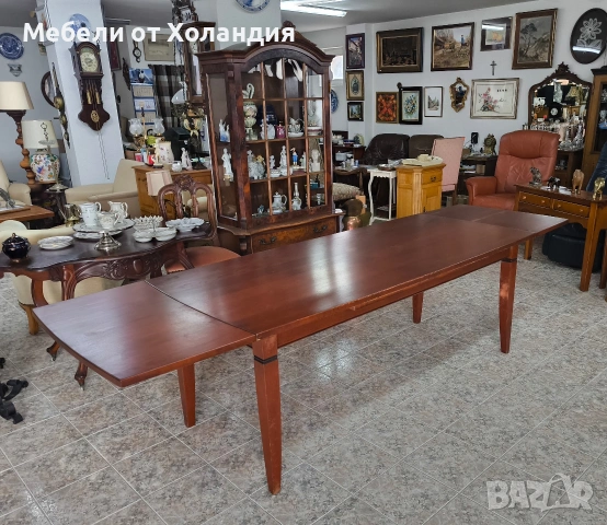 Голяма разтегателна трапезна маса от дъб, снимка 14 - Маси - 53201601