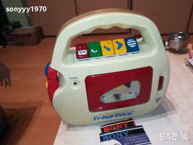 марков ретро касетофон с микрофон за колекция 2203251633, снимка 4 - Радиокасетофони, транзистори - 49597174