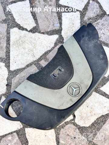 A2720101067. Декоративен капак двигател за Мерцедес E-Класа W211. Бензин 3.5