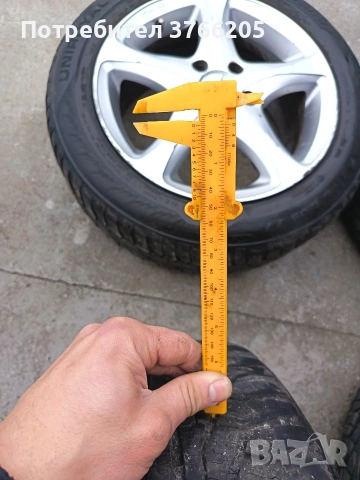 16ки джанти 5x112 Mercedes със зимни гуми, снимка 5 - Гуми и джанти - 53214754