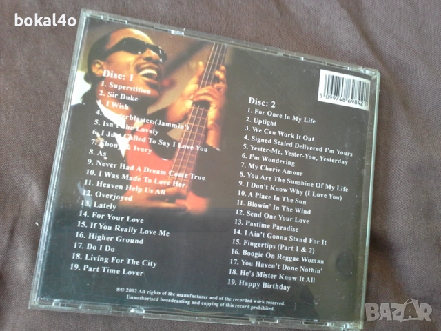 Stevie Wonder - 2 cd, снимка 5 - CD дискове - 53315334