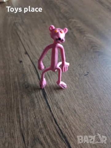 Стара фигурка Пинко розовата пантера, огъваща се , снимка 2 - Колекции - 53458647