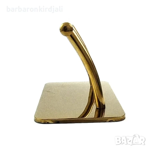 Метална поставка за крака Хром-Златисто, снимка 2 - Фризьорски столове - 51319276