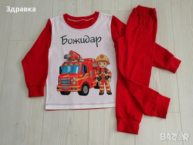 Детски пижами с герои и име, снимка 5 - Бебешки пижами - 53394929