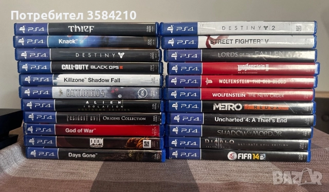 PS4 CUH-1003A + 23 страхотни игри + 2 контролера в перфектно състояние!, снимка 2 - PlayStation конзоли - 52446673