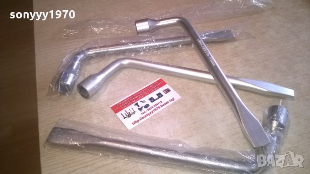 19мм//17мм ключ за гуми-як усилен, снимка 2 - Аксесоари и консумативи - 28085860