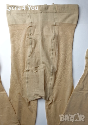 40 den L/XL телесен чорапогащник с ликра, снимка 3 - Бельо - 52951296