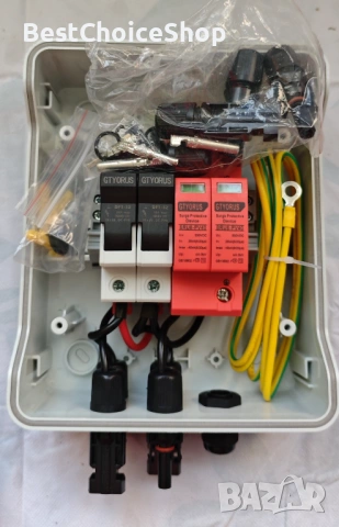 GTYORUS 2P DC защита от пренапрежение 1000V IP65 водоустойчив, снимка 3 - Друга електроника - 53118640