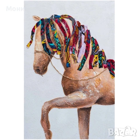 Картина Кон, 80*120 см  Картина – платно с изображение на кон, който се смята за един от най-успешни