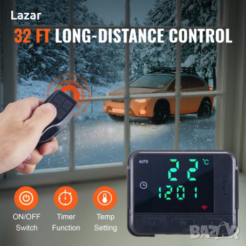 Мобилна суха дизелова печка 5KW 12V/24V, снимка 8 - Газови котлони - 43394569