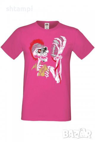 Мъжка тениска Sceleton singer,Изненада,Повод,Подарък,Празник, снимка 6 - Тениски - 37652711