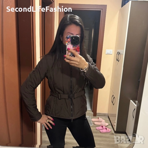 Дамско ватирано яке REFRIGIVEAR Sixty spa, кафяво, размер S, без качулка., снимка 12 - Якета - 53412456