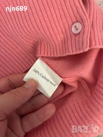 100% кашмир, снимка 10 - Блузи с дълъг ръкав и пуловери - 51293411