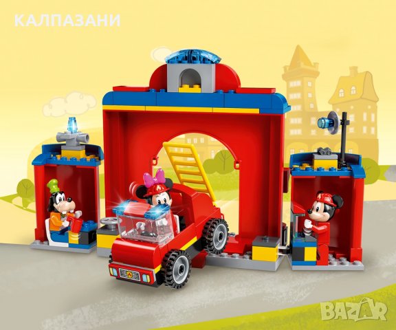 LEGO® Mickey and Friends 10776 - Пожарникарска станция и камион на Mickey & Friends, снимка 6 - Конструктори - 33605925