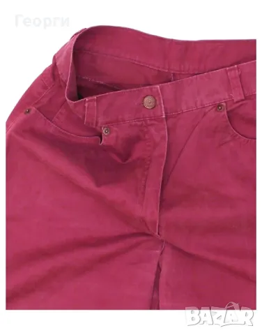 Летни дънки стил Mom, цвят тъмна циклама, р-р M-L, снимка 2 - Дънки - 50419761