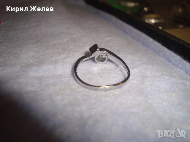 КРАСИВ ФИН СКЪПОЦЕНЕН АРТ ПРЪСТЕН от БЛАГОРОДНА СТОМАНА с ЮВЕЛИРНО ФАСЕТИРАН ИСКРЯЩ ЦИРКОН 27667, снимка 11 - Пръстени - 37499524